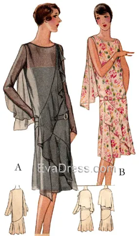 1928 Flounce-y Frock D20-5315