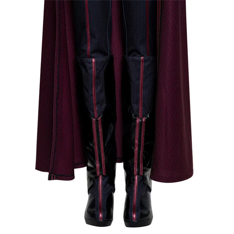 2021 WandaVision New Wanda Cosplay Costume Superheroine Halloween Suit