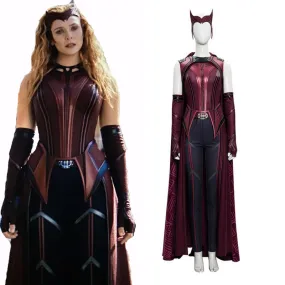 2021 WandaVision New Wanda Cosplay Costume Superheroine Halloween Suit