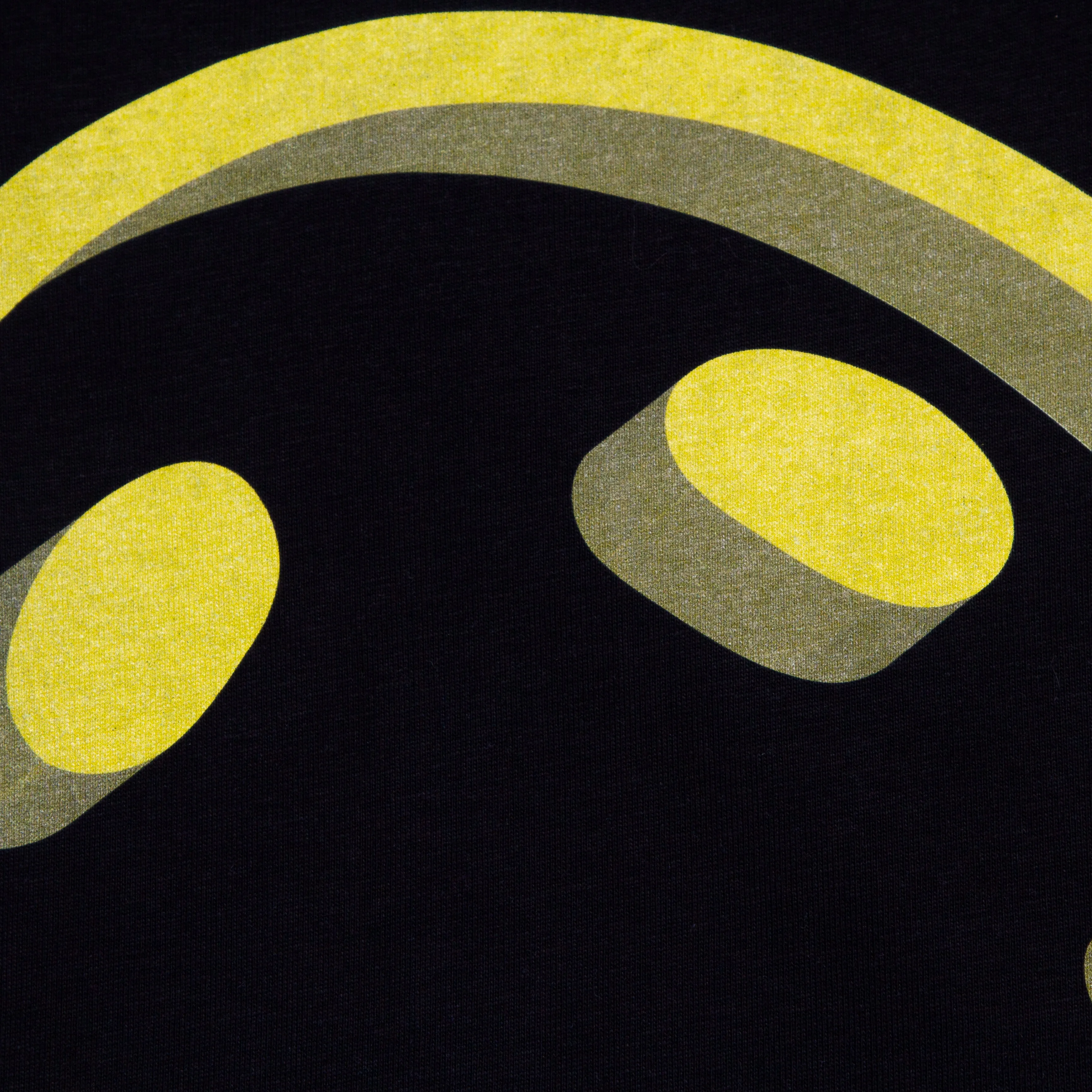 3D Side Smiley - Tshirt - Black