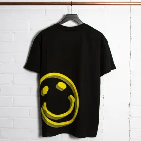 3D Side Smiley - Tshirt - Black