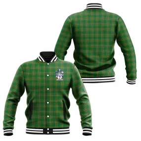 Adair Irish Clan Tartan Baseball Jacket with Coat of Arms