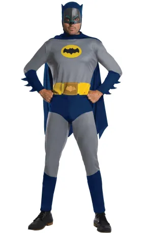 Adam West Batman Costume 1966 Classic TV Super Hero Suit