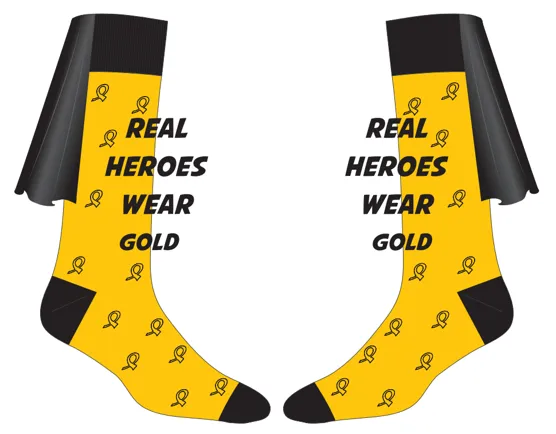 American Cancer Society Super Hero Cape Crew Socks