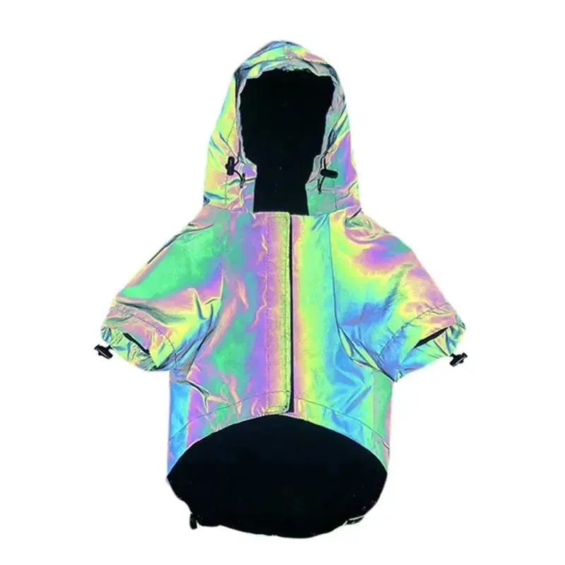 Anniepaw Fashion Flashing Dog Hoodie: Reflective Jacket Clothing for Small to Large Pets