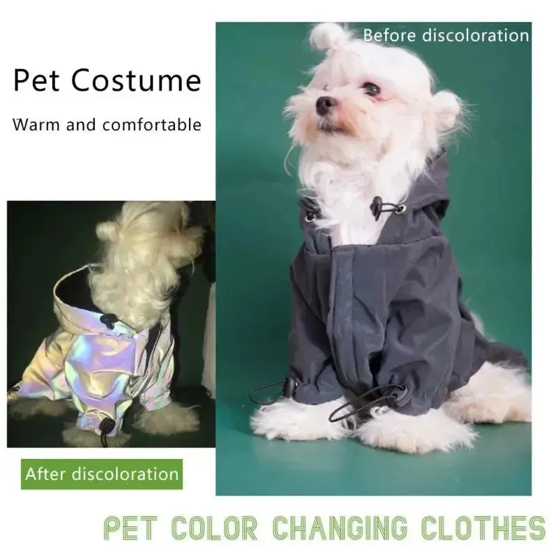 Anniepaw Fashion Flashing Dog Hoodie: Reflective Jacket Clothing for Small to Large Pets