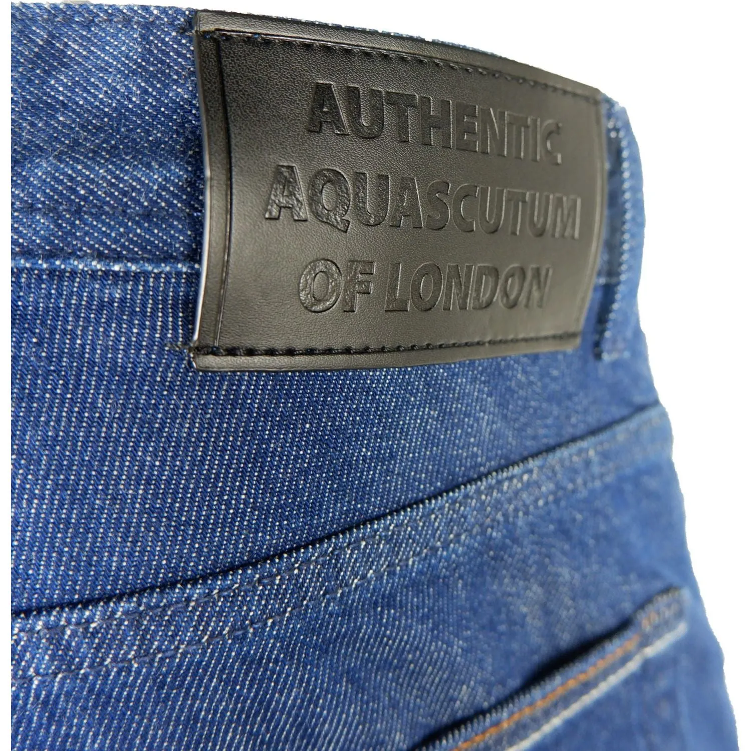 Aquascutum Elegant Dark Blue Denim for Men