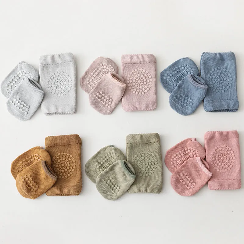 Baby Anti-Slip Knee Pads and Floor Socks Set