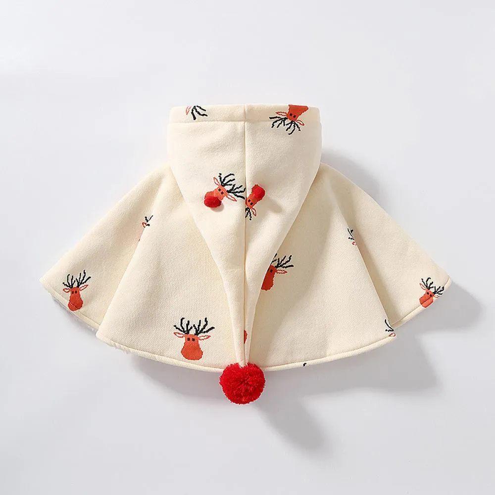 Baby Autumn/Winter Christmas Warm Cape Wholesale Baby Clothes