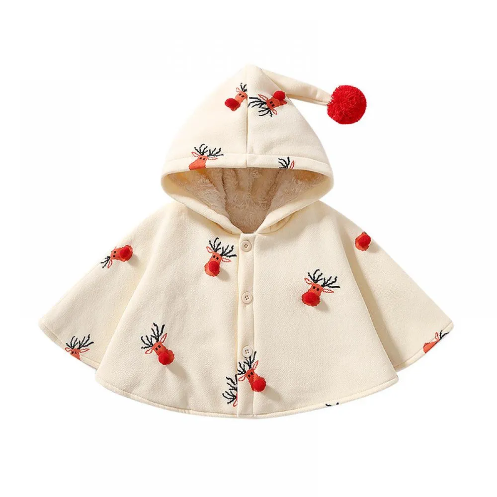 Baby Autumn/Winter Christmas Warm Cape Wholesale Baby Clothes