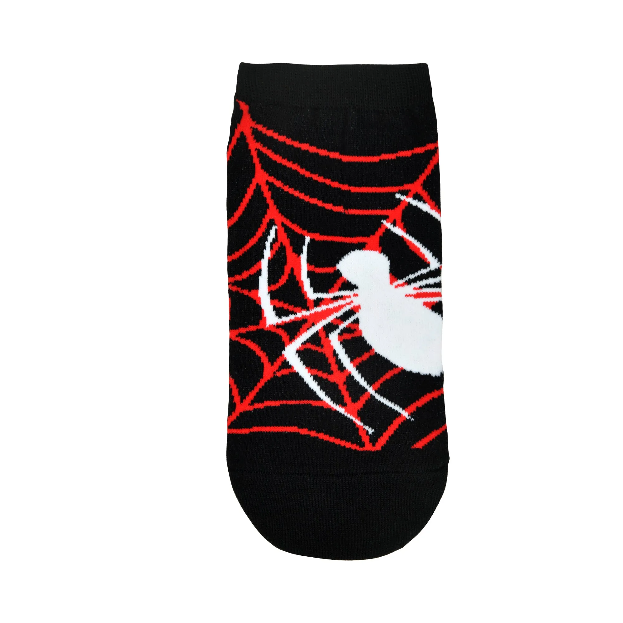 Balenzia x Marvel The Amazing Spider-Man Themed Ankle Length Socks for Men (Pack of 2 Pairs/1U)(Free Size) Red,Blue