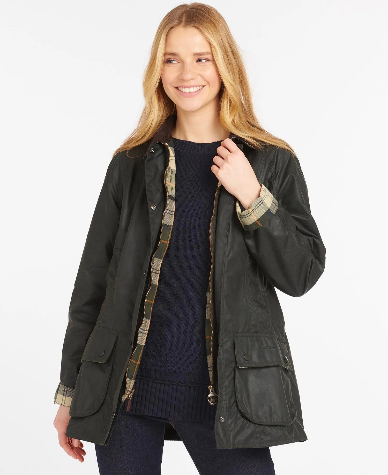 BARBOUR Women Beadnell Wax Jacket 3 colors