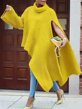 Beautiedoll Knit Turtleneck Tunic Top