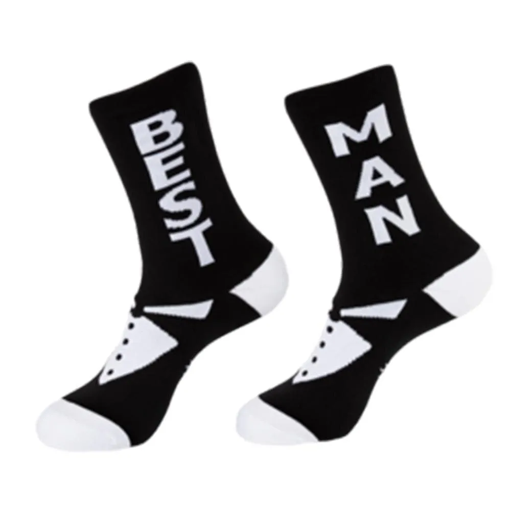 Best Man Socks Men’s Crew Sock