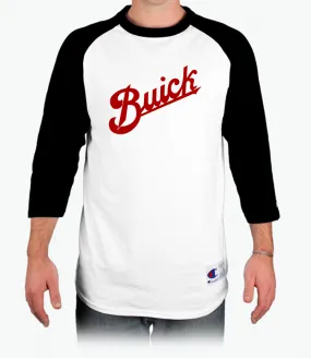 Buick 1913 Script Raglan Baseball T-Shirt