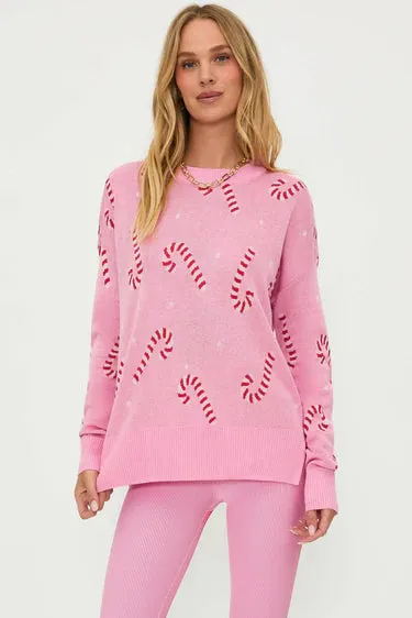 Callie Sweater Candy Cane Pink