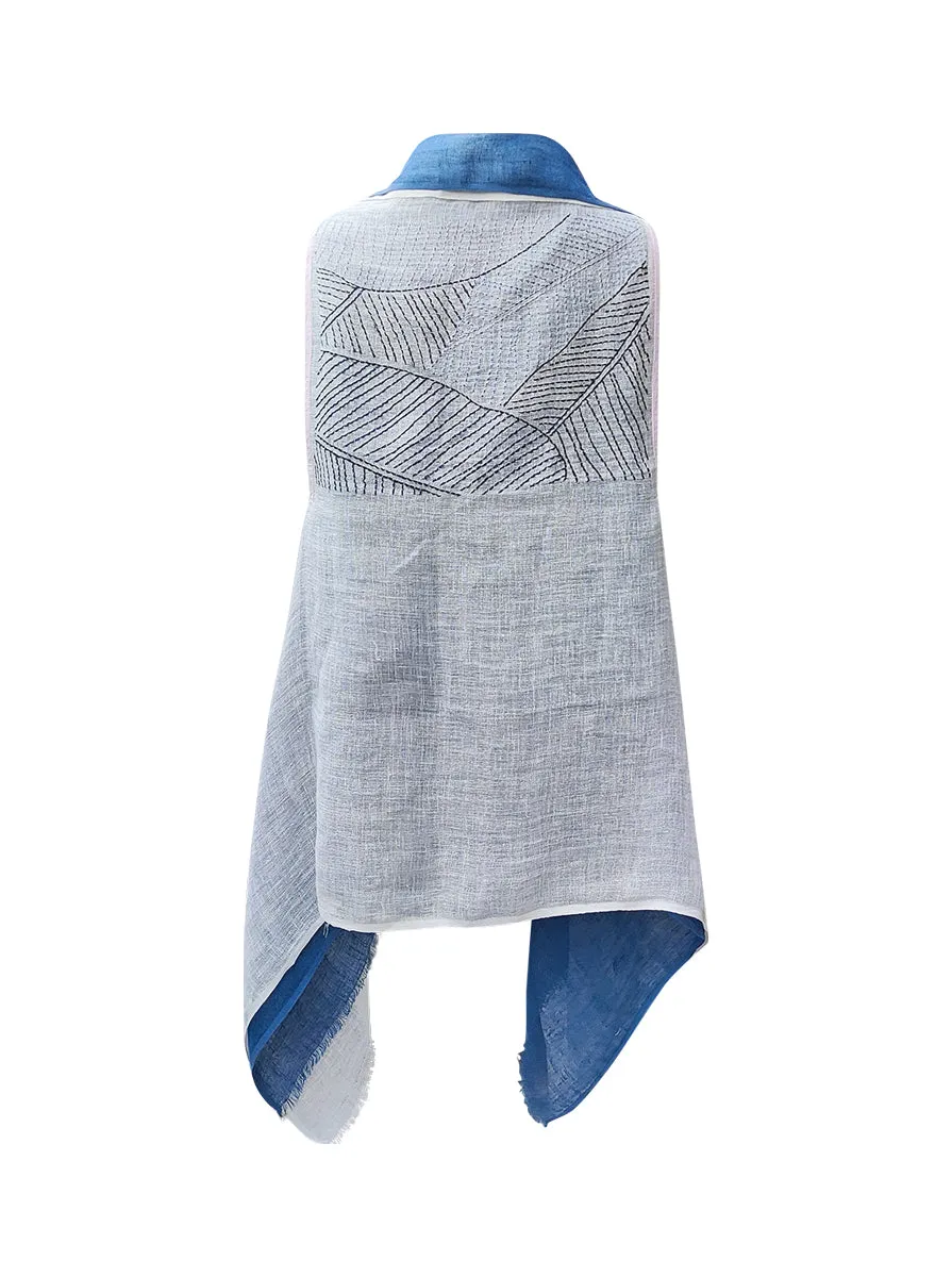 cape infinity duo linen blue cream