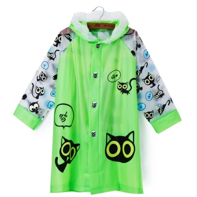 Cartoon rain coat (different colours and sizes available)