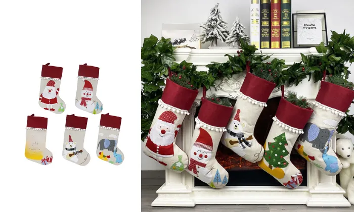 Children’s Christmas Socks Gift Bag