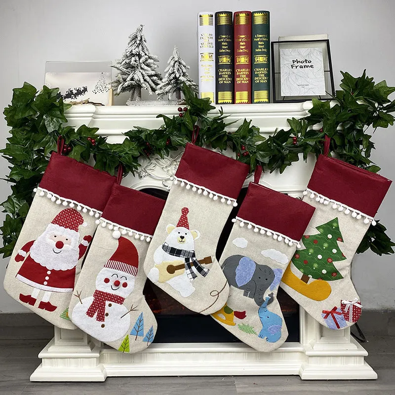 Children’s Christmas Socks Gift Bag