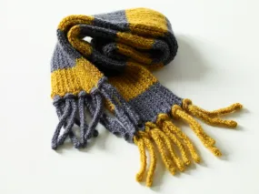 Child's Striped Scarf Pattern (Knit) - Version 1