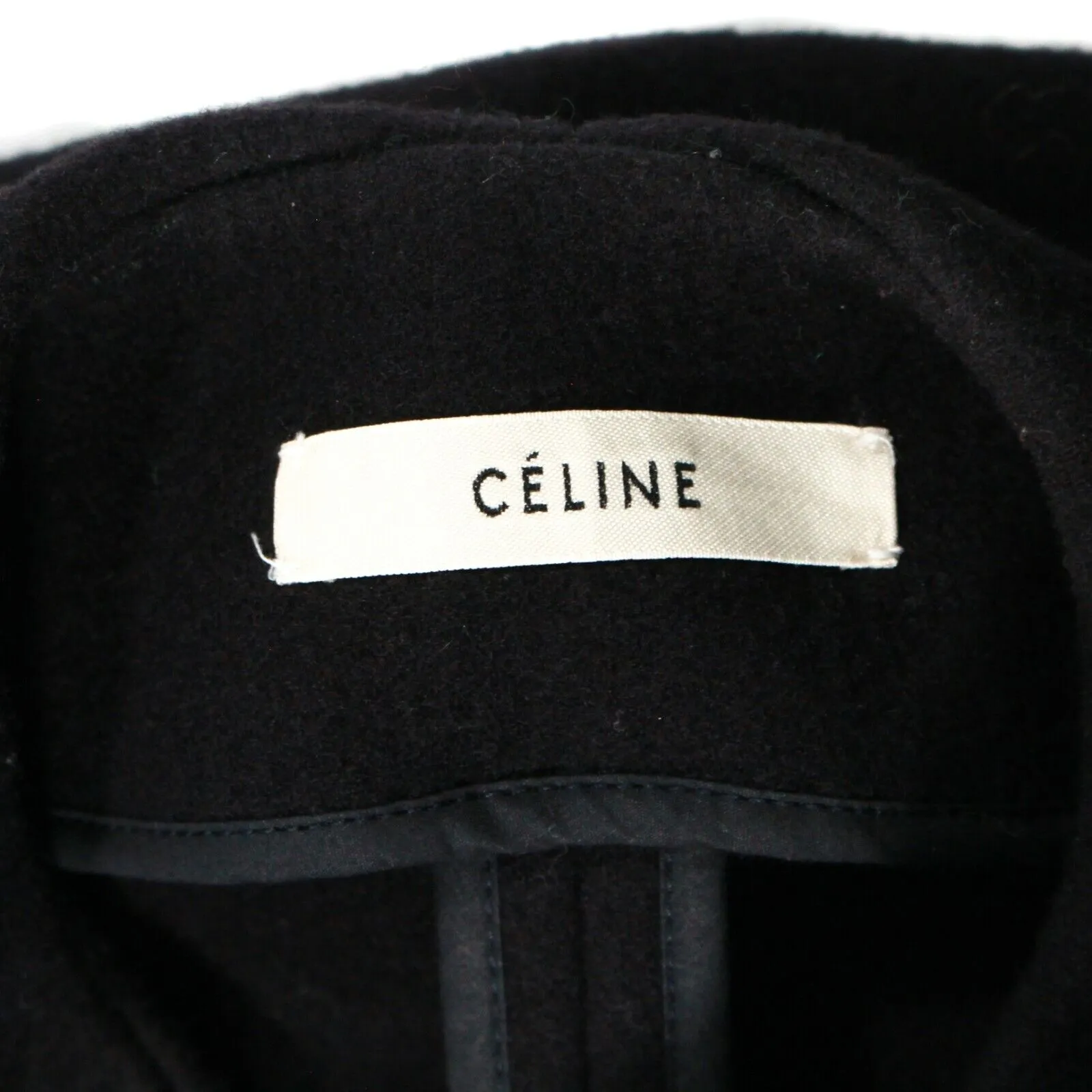 Céline - Black Origami Wool Cape Shrug - Oversized US 2 - 34