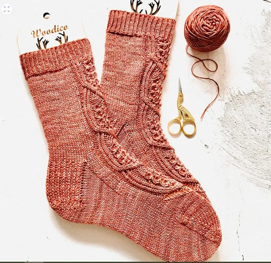 Cloudchaser Socks Fingering Weight Knitting Pattern