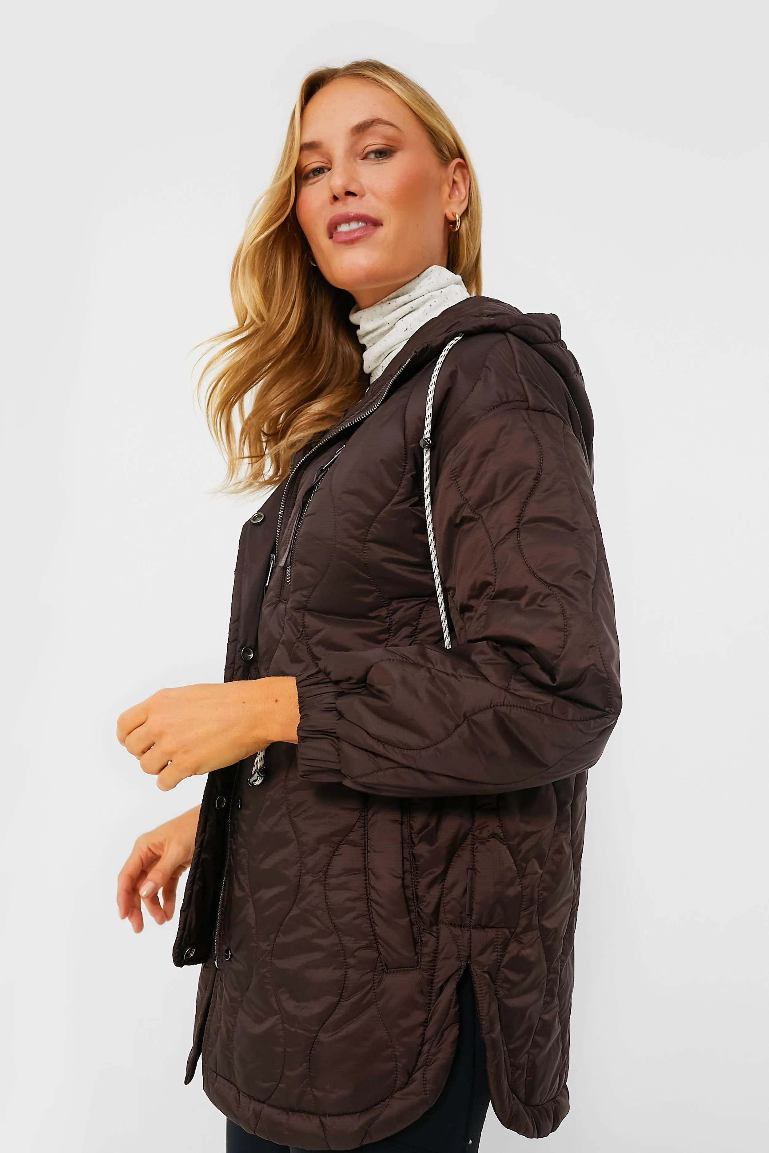 Coffee Bean Caitlin Quilt Jacket