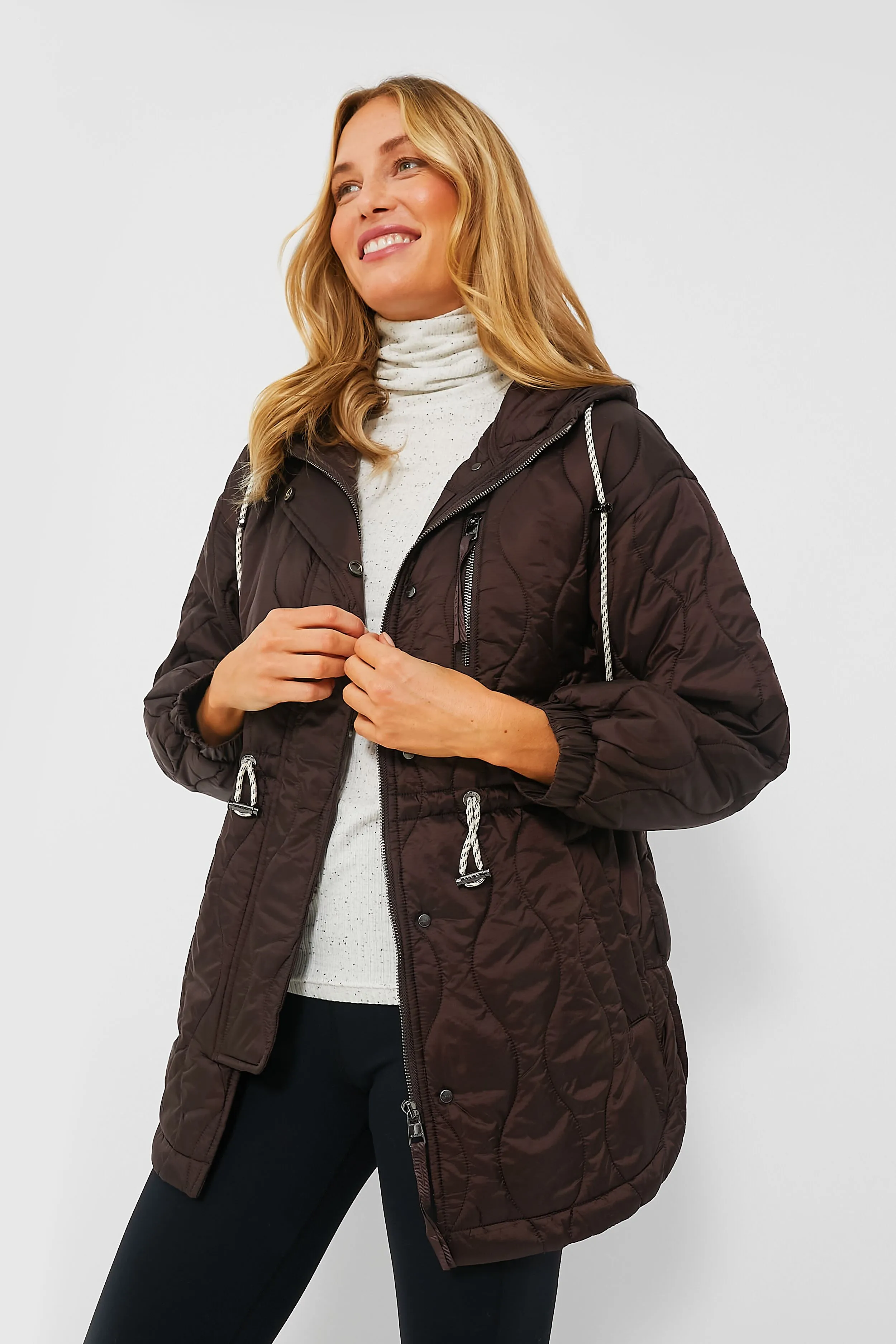 Coffee Bean Caitlin Quilt Jacket