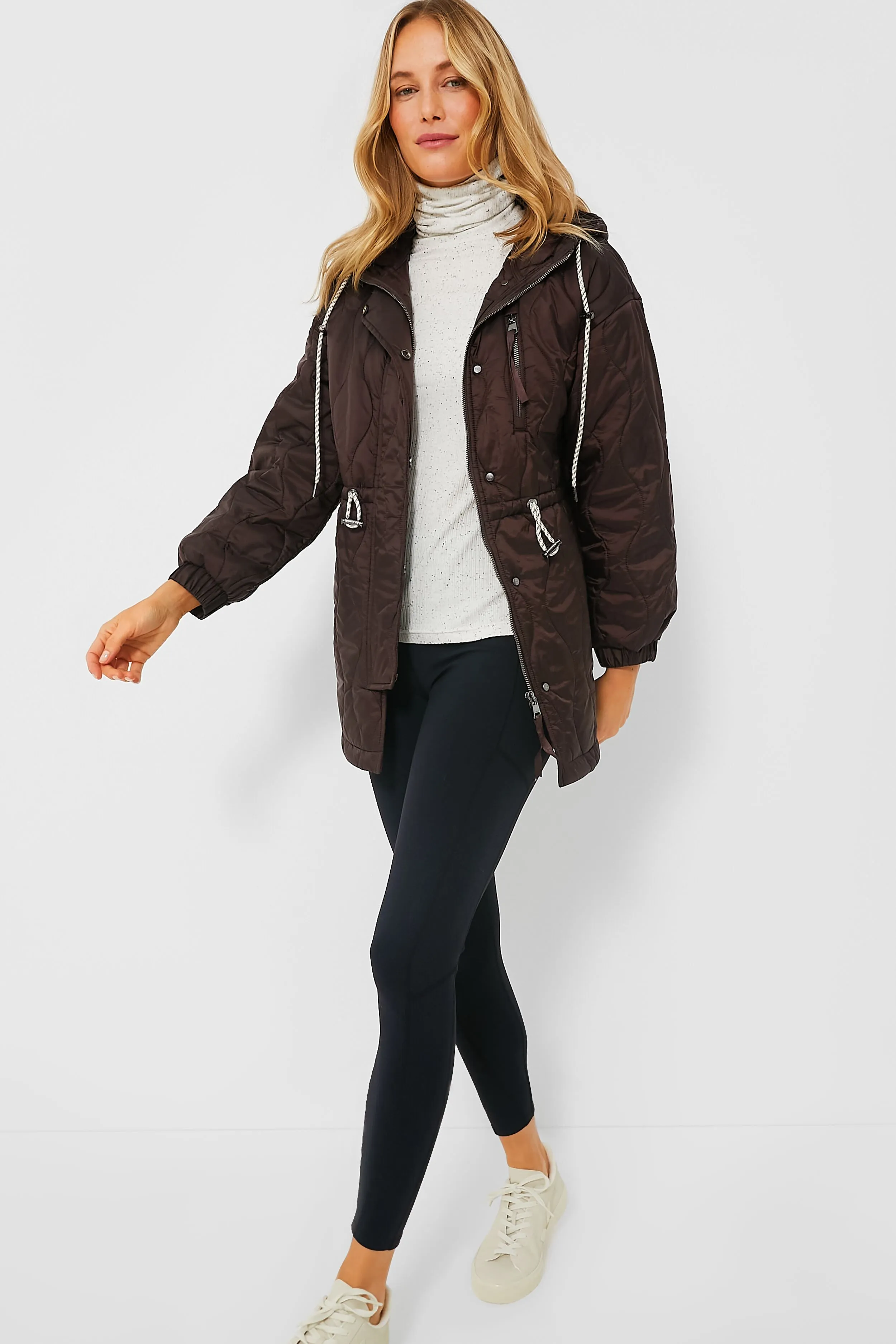 Coffee Bean Caitlin Quilt Jacket