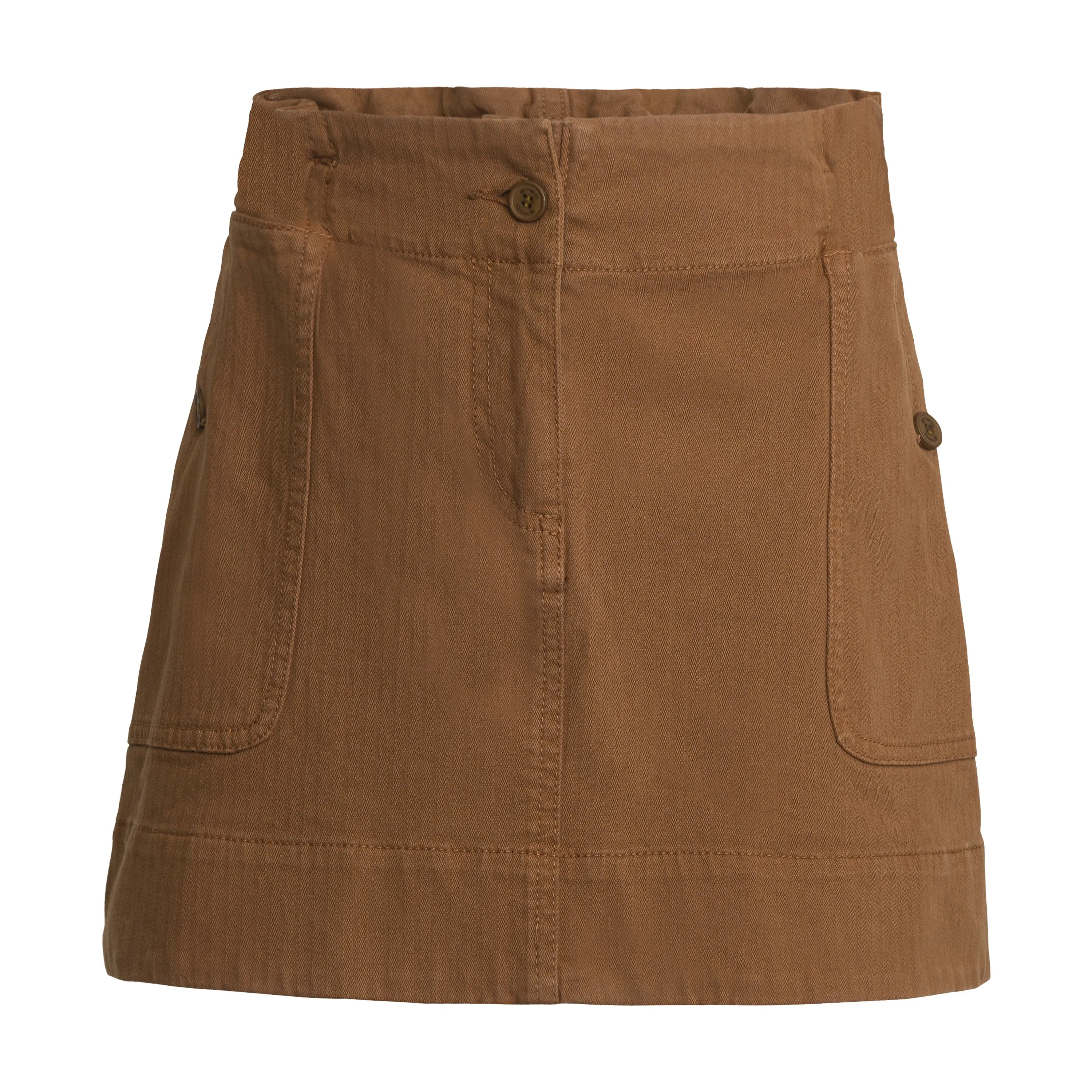 Cognac Mini Skirt