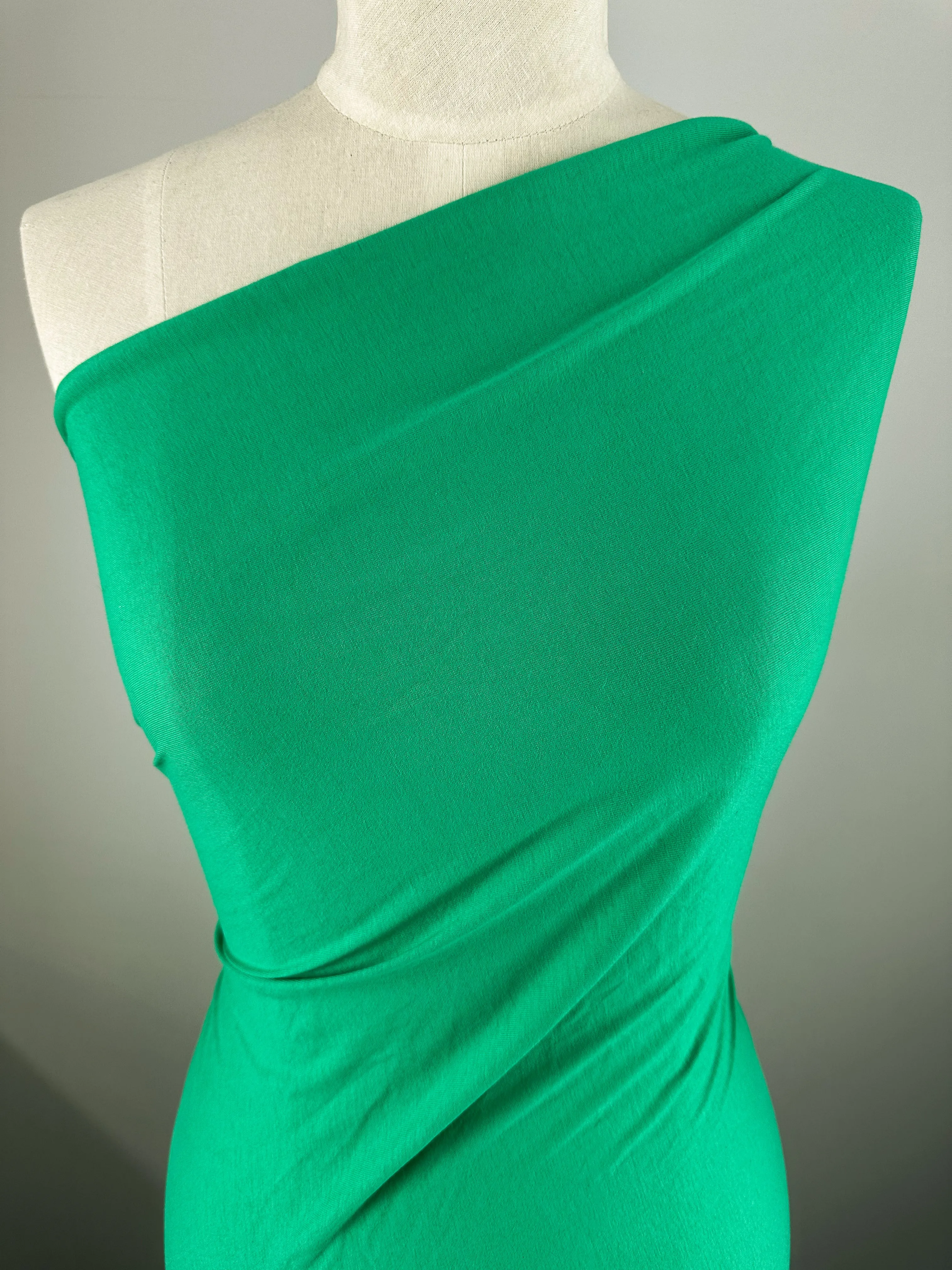 Cotton Jersey - Vivid Green - 165cm