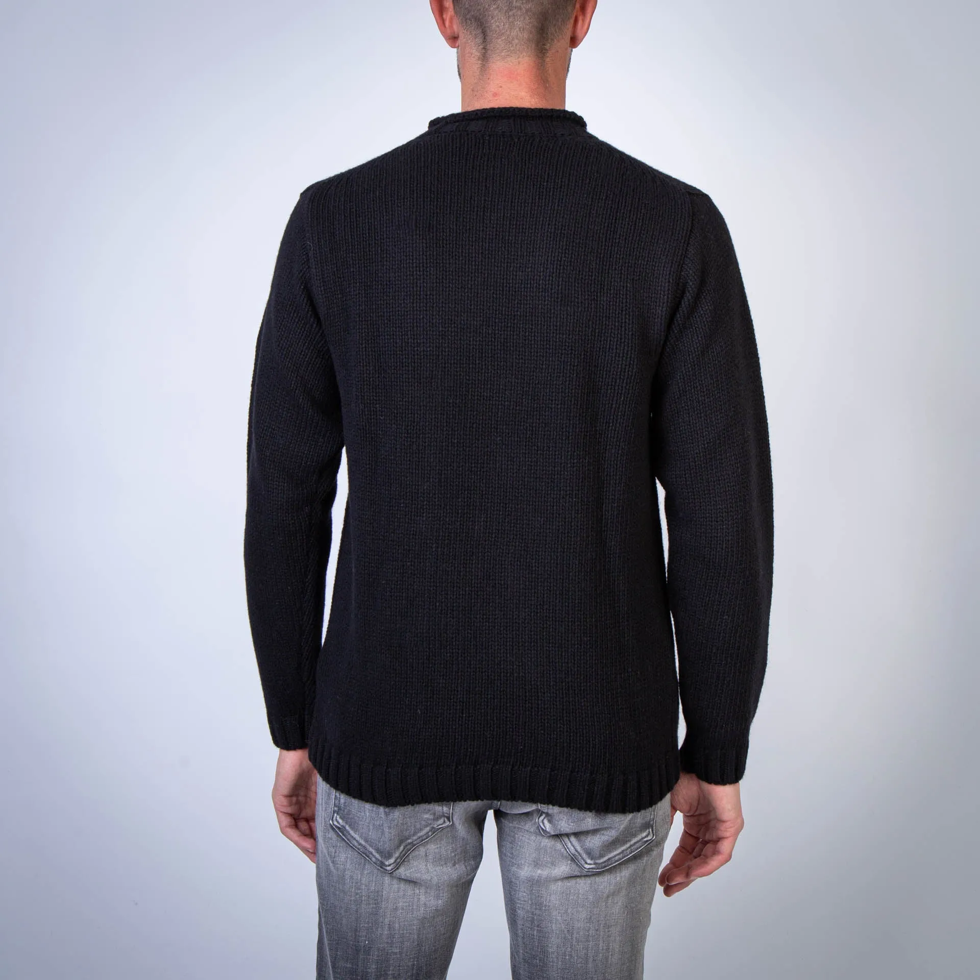 C.P. COMPANY SWEATER 17CMKN171A-110149A 999 BLACK