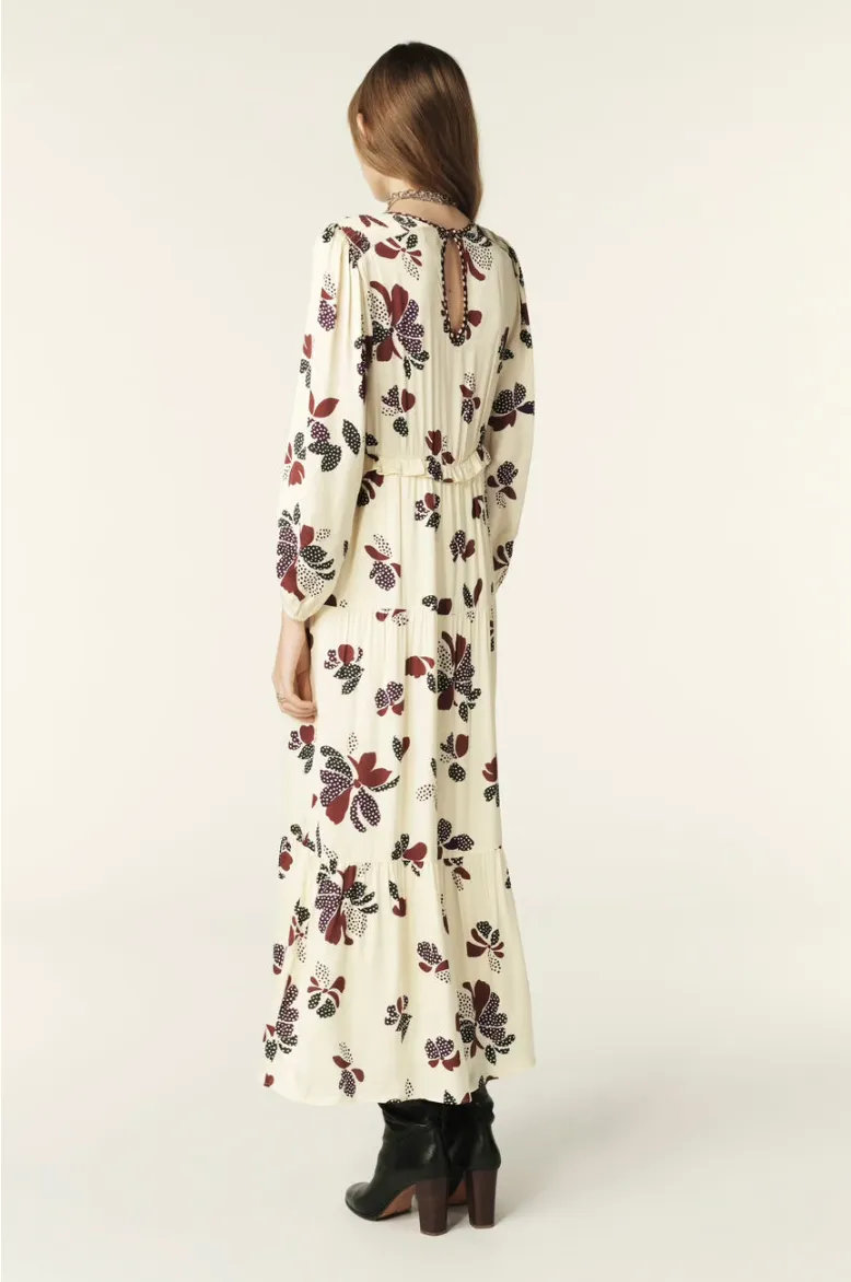 Daya Floral Cream Dress