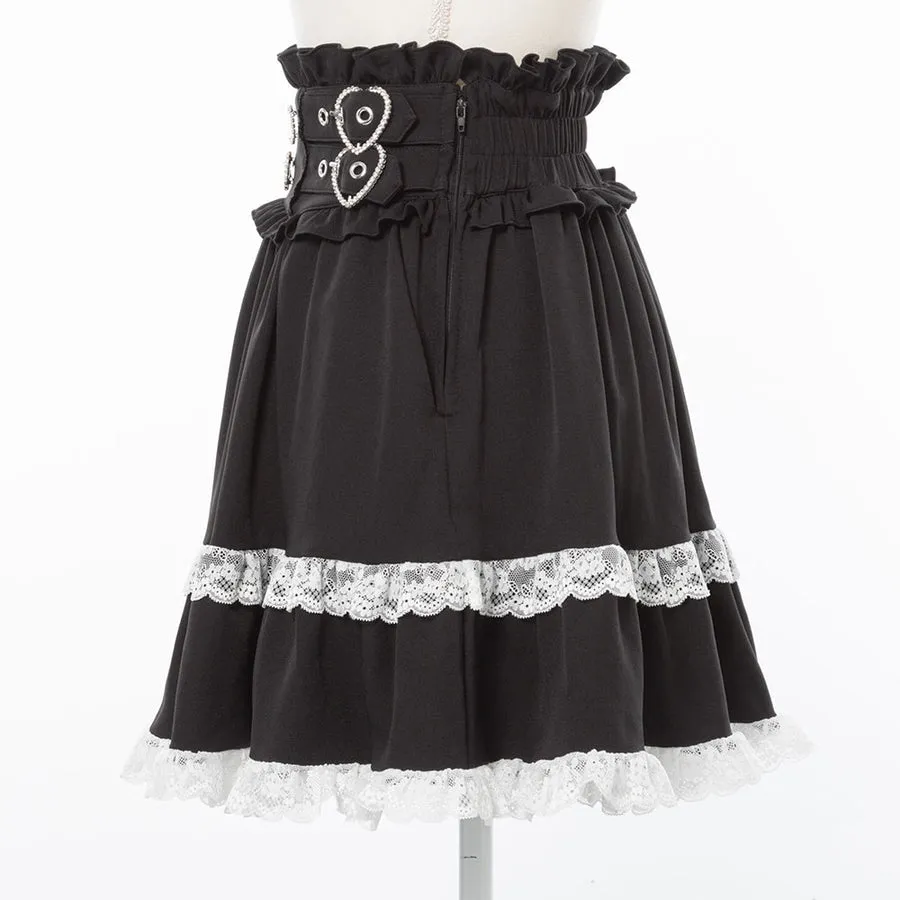 Dear My Love jirai kei tiered heart skirt