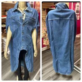 Denim Cape