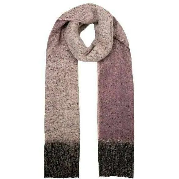 Dents Reversible Ombre Blanket Scarf - Mauve Purple