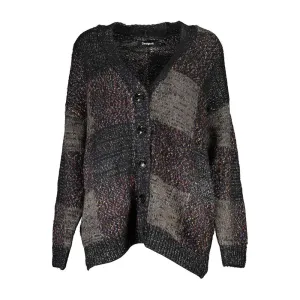 Desigual Elegant Long Sleeve V-Neck Cardigan