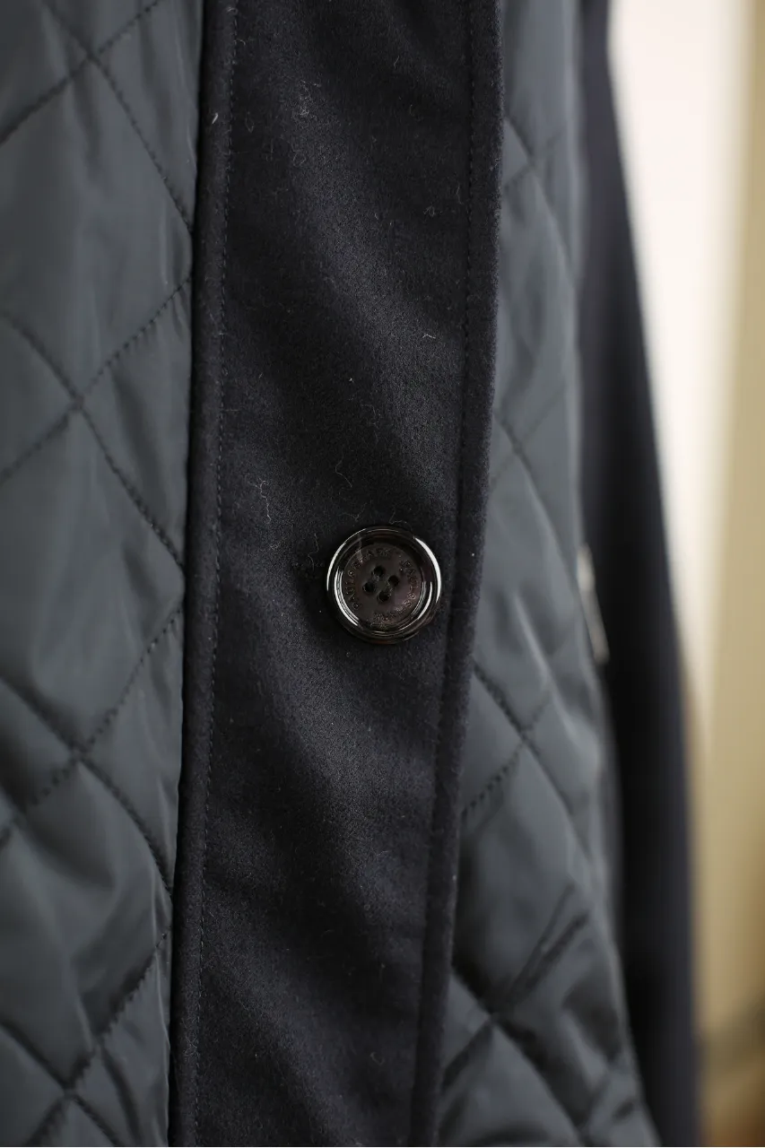 Diamond Quilted Wool Jacket