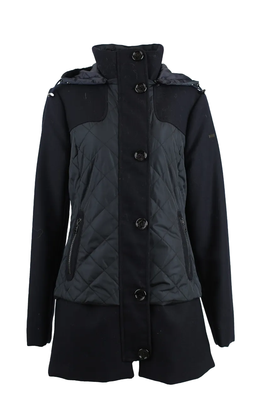 Diamond Quilted Wool Jacket