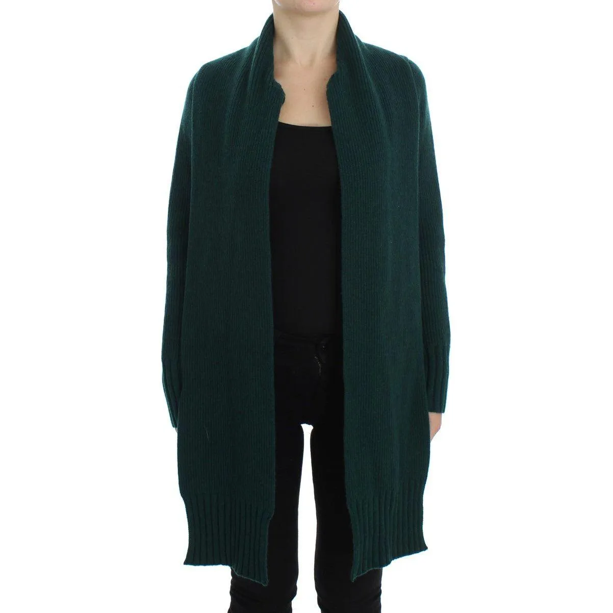 Dolce & Gabbana Elegant Green Cashmere Cardigan Sweater