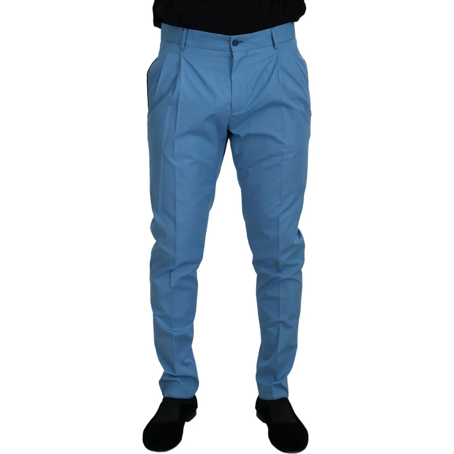 Dolce & Gabbana Elegant Slim Fit Chinos - Indulge in Italian Luxury