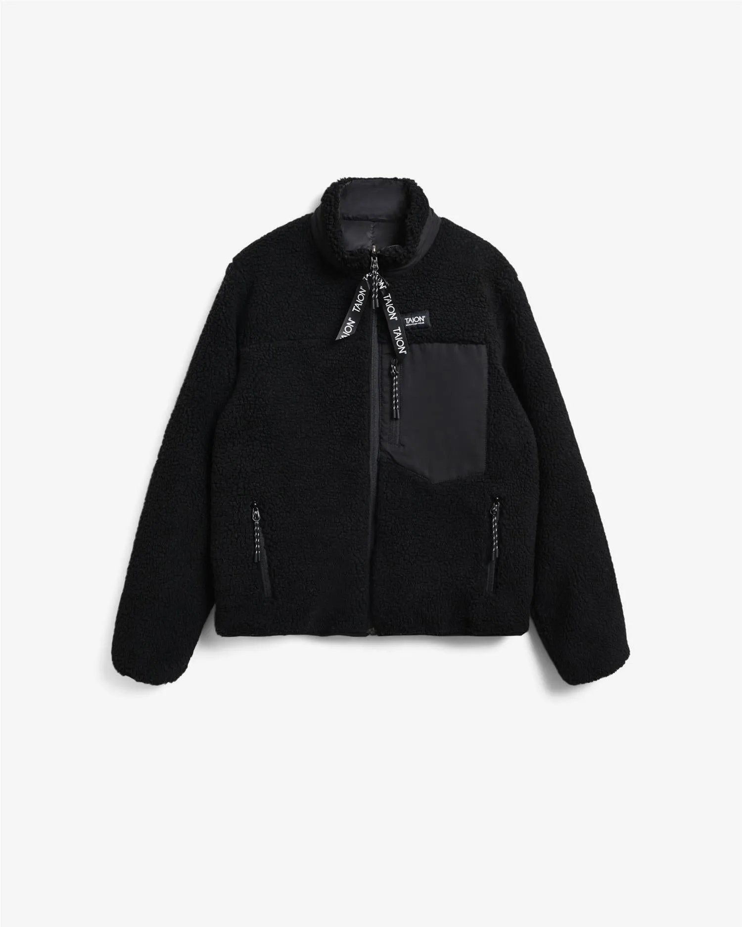 DOWN X BOA REVERSIBLE JKT - BLACK/BLACK