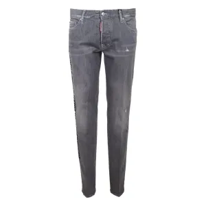 Dsquared² Gray Cotton Stretch Men Jeans