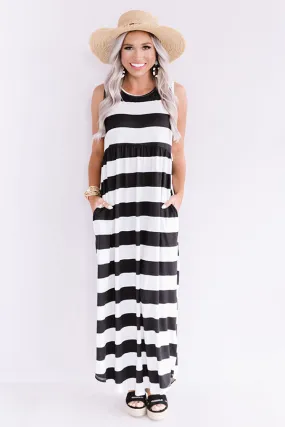 East Coast Weather Stripe Maxi