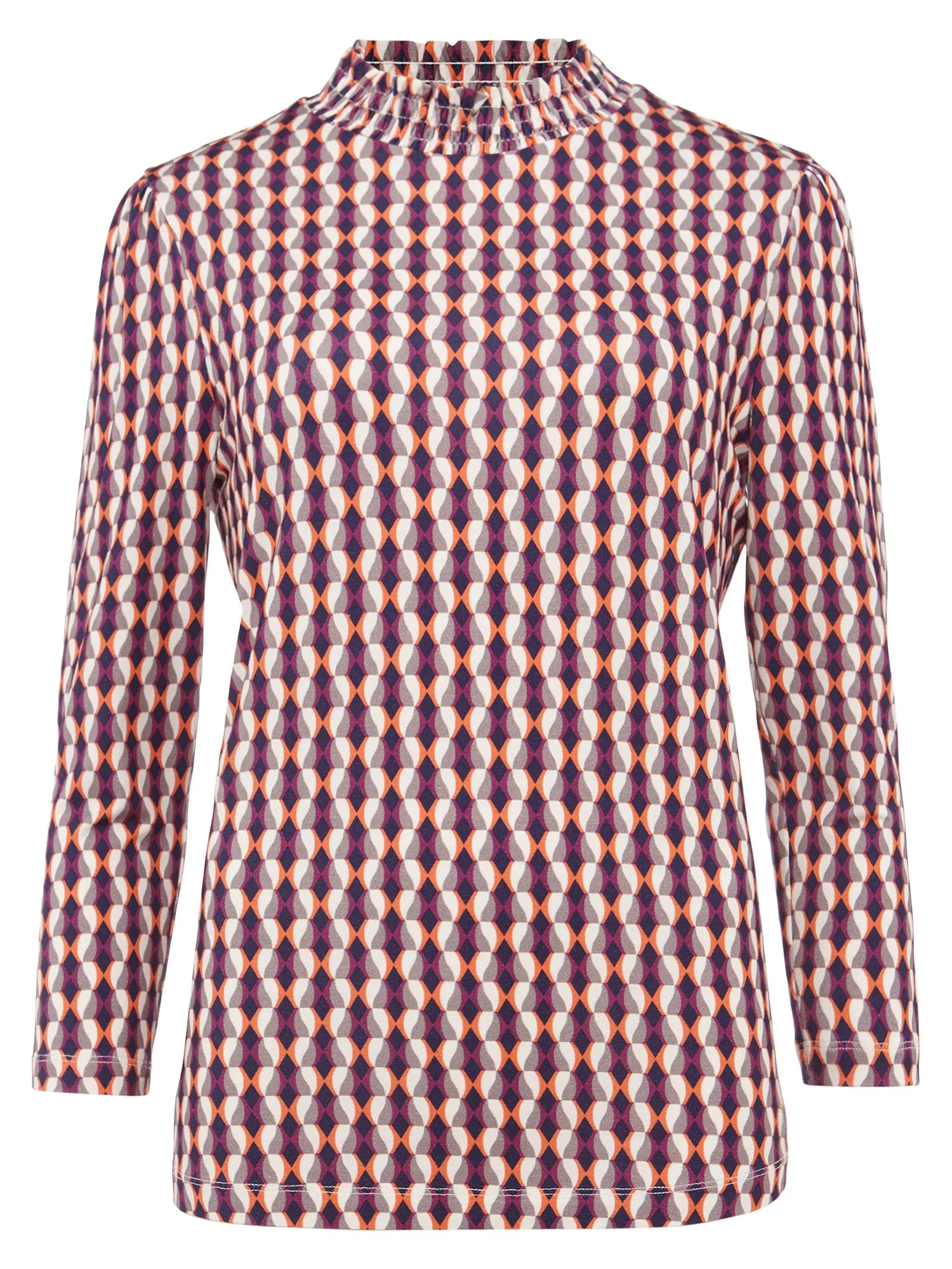 Elizza Geometric Print Top