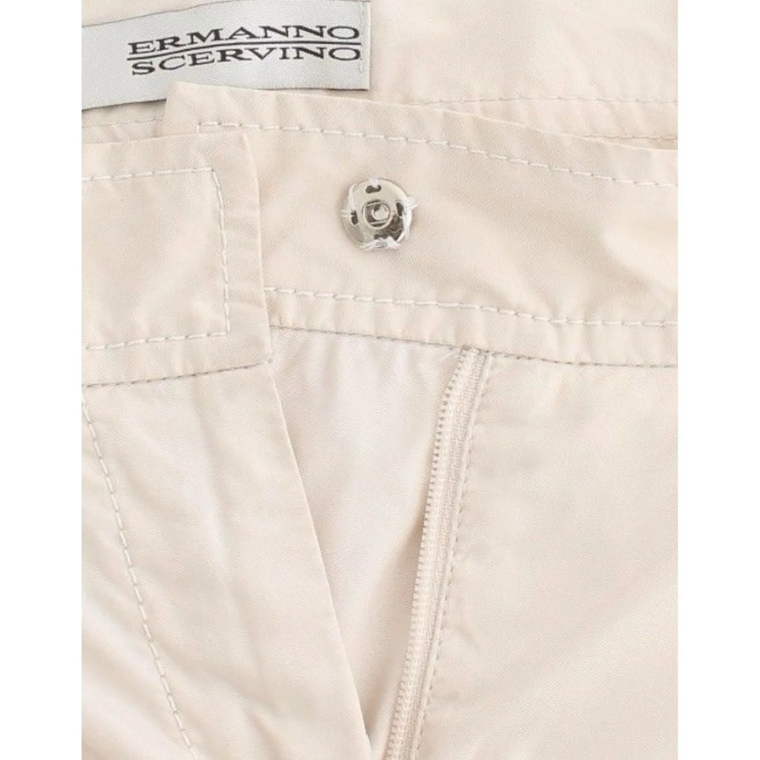 Ermanno Scervino Chic Beige Chino Pants - Elegance Redefined