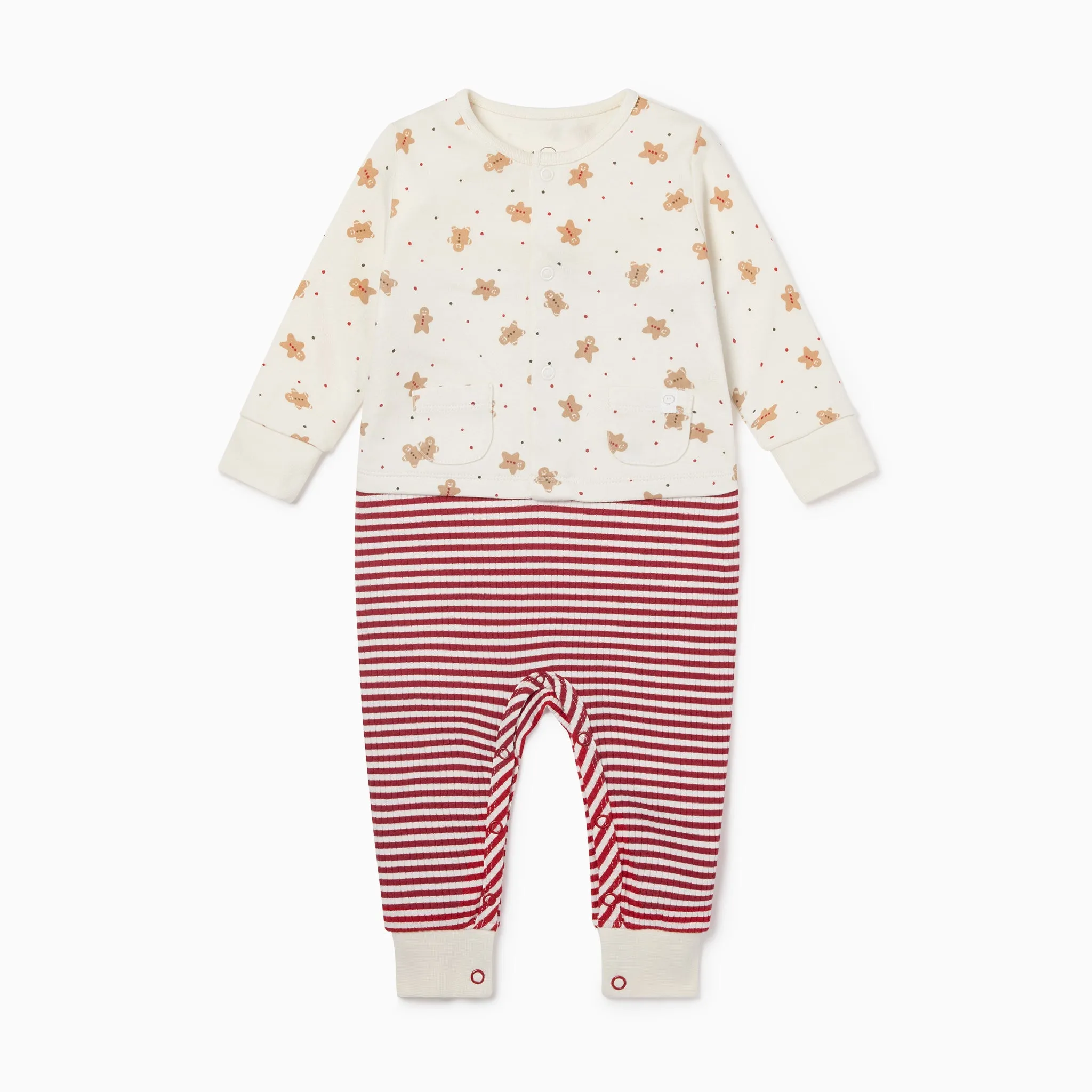 Festive Sleep & Play Jumpsuit