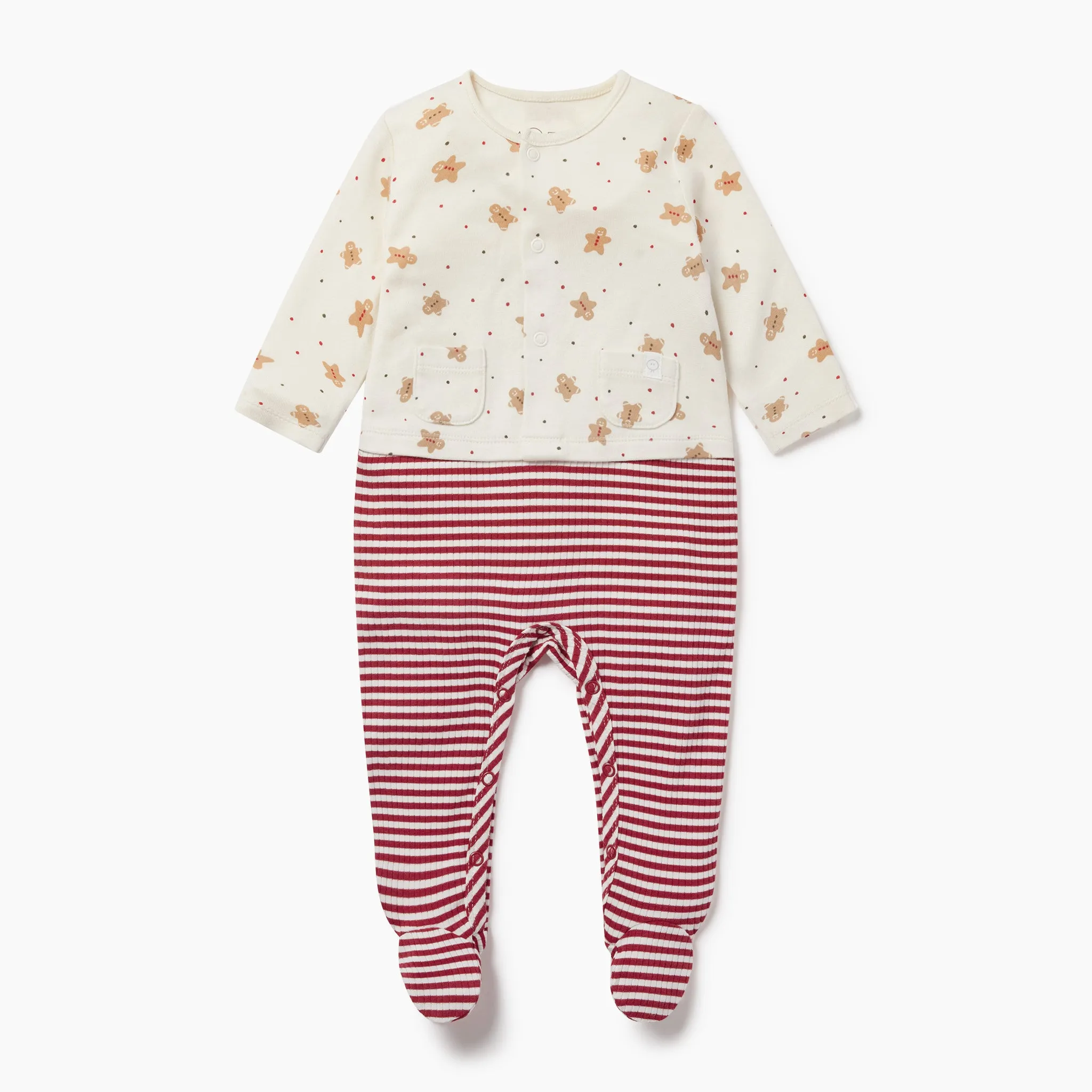 Festive Sleep & Play Jumpsuit