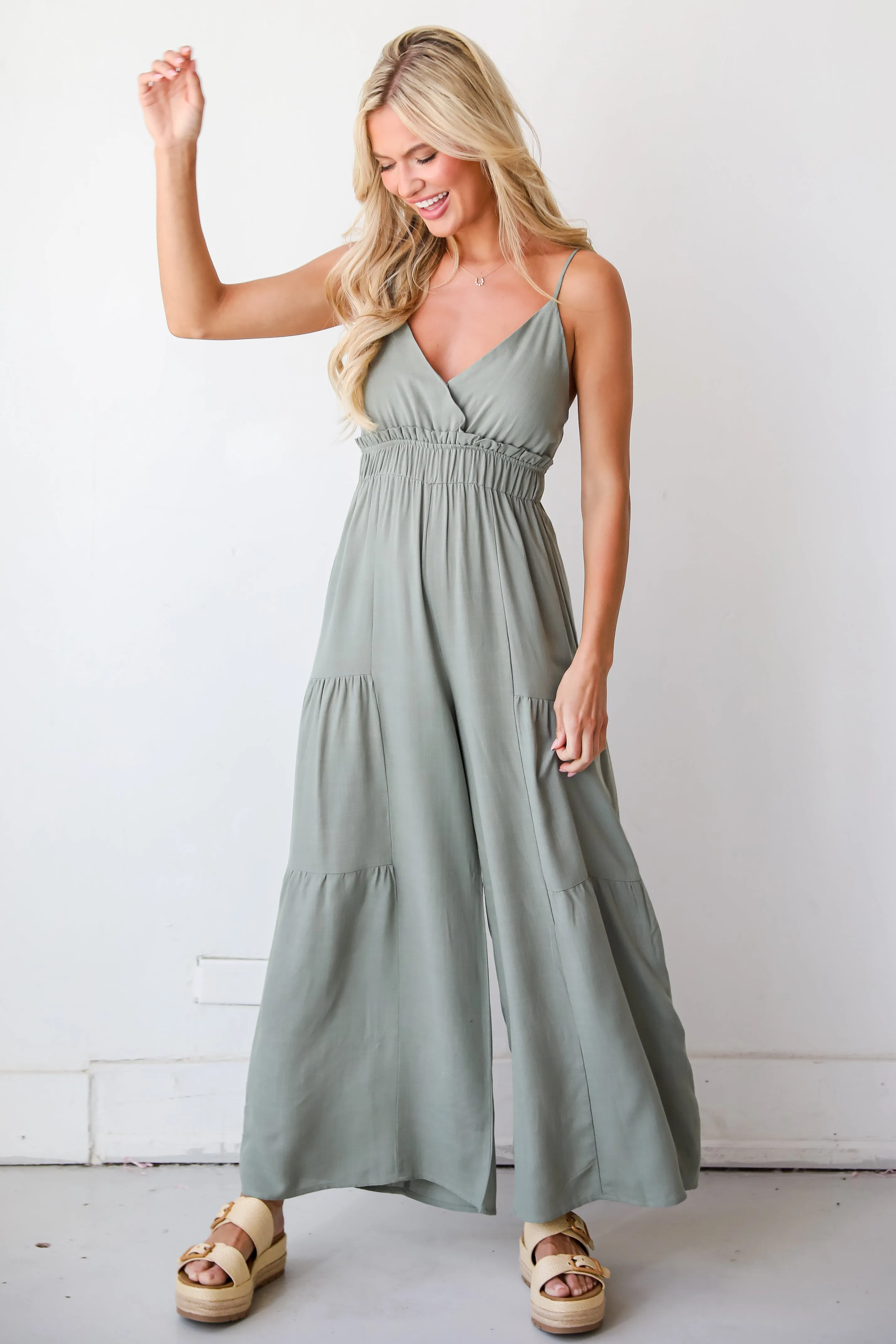 FINAL SALE - Delightfully Charming Jumpsuit